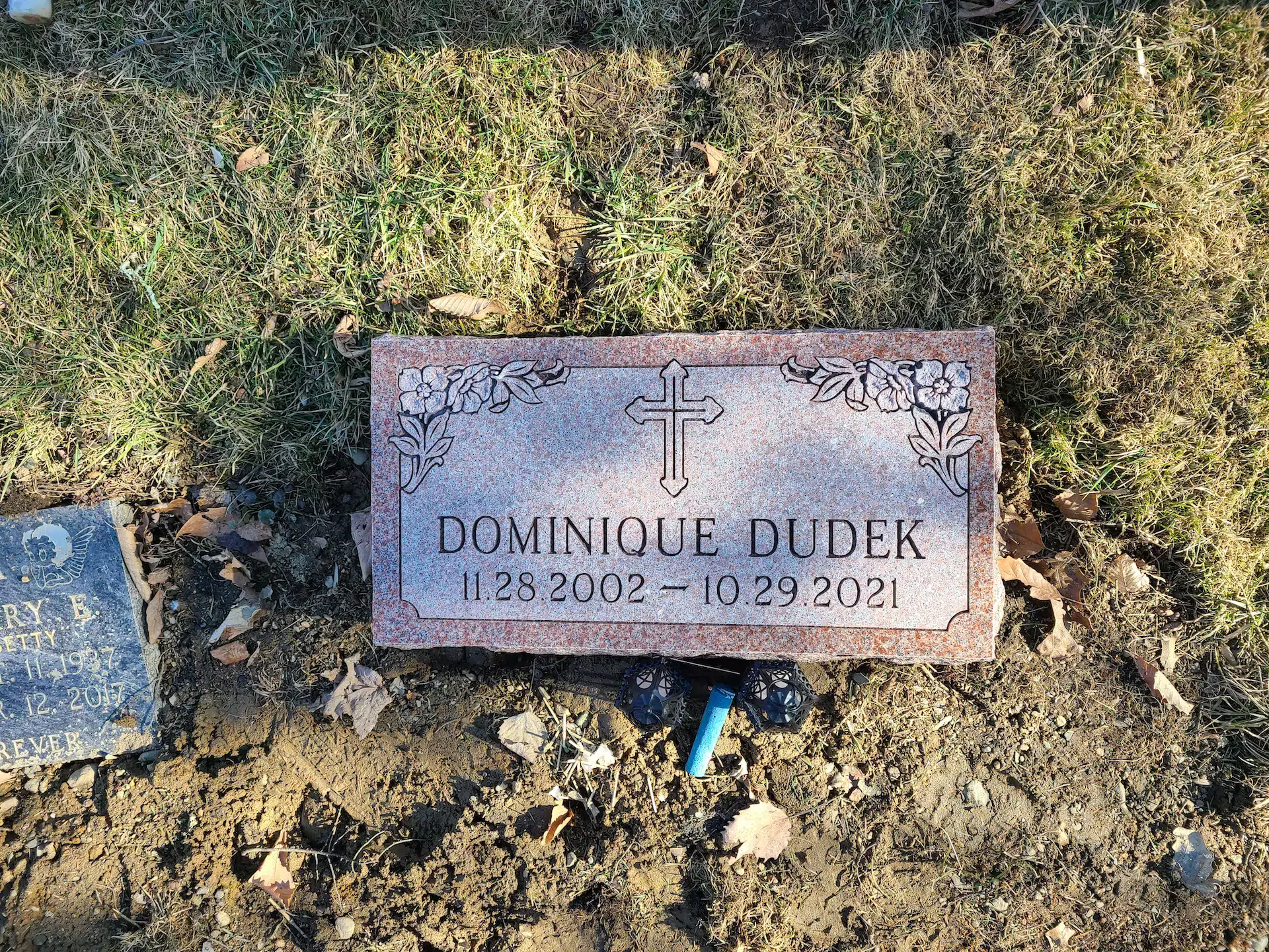 Granite Grave Marker Designs hand-carved by Marker Design Guide in NJ — image 3
